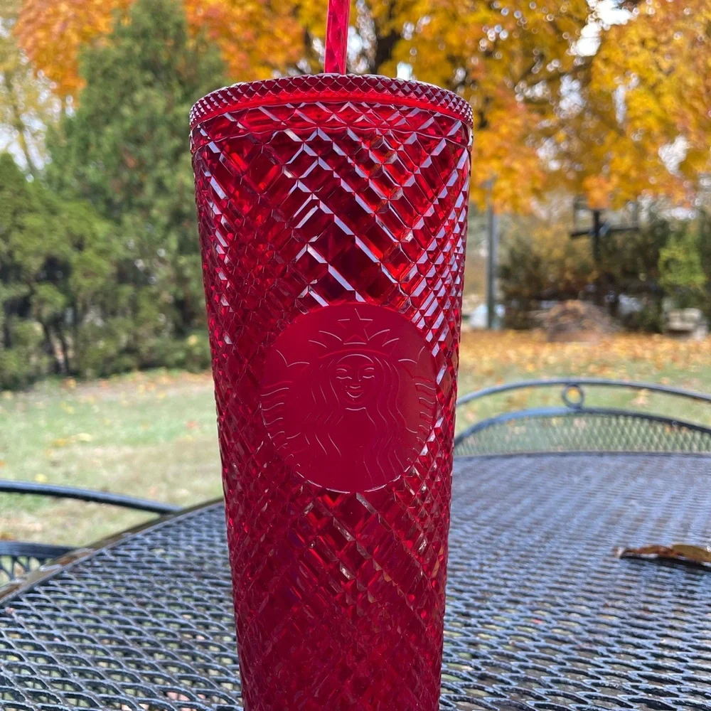 Starbucks vibrant red